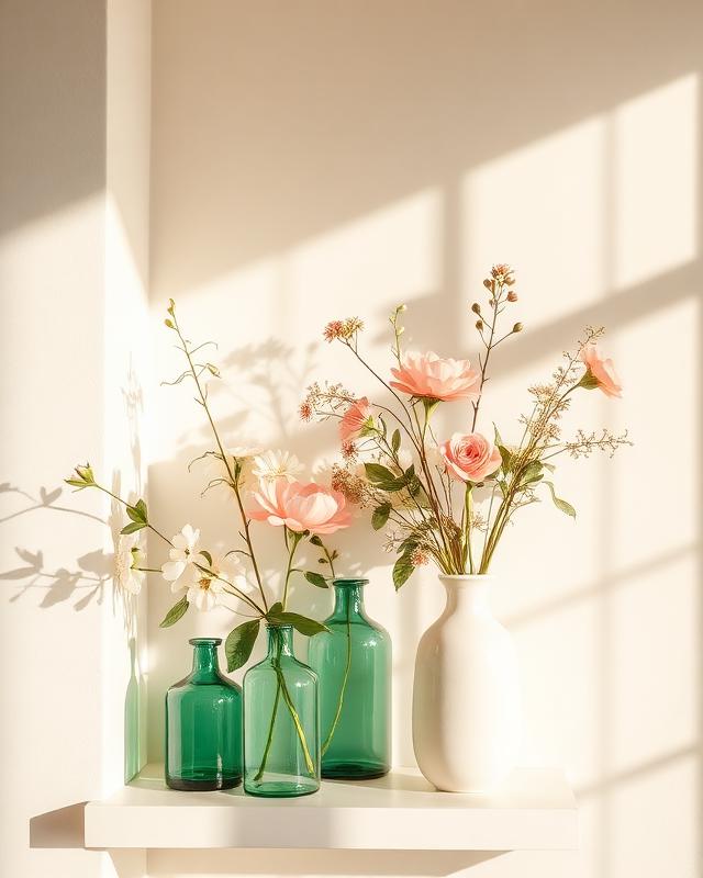 Sunlit Botanical Vase Collection