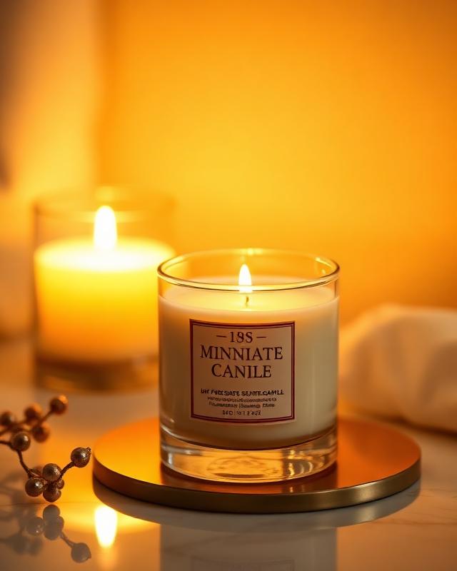 Luxury Scented Glass Jar Candle